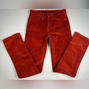 Patagonia Orange Corduroy Pants Size 24